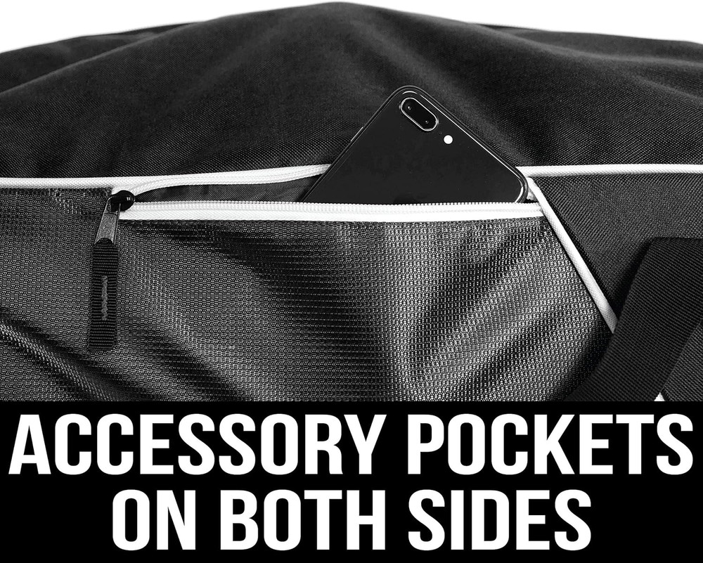 Rolling Baseball Bag Black