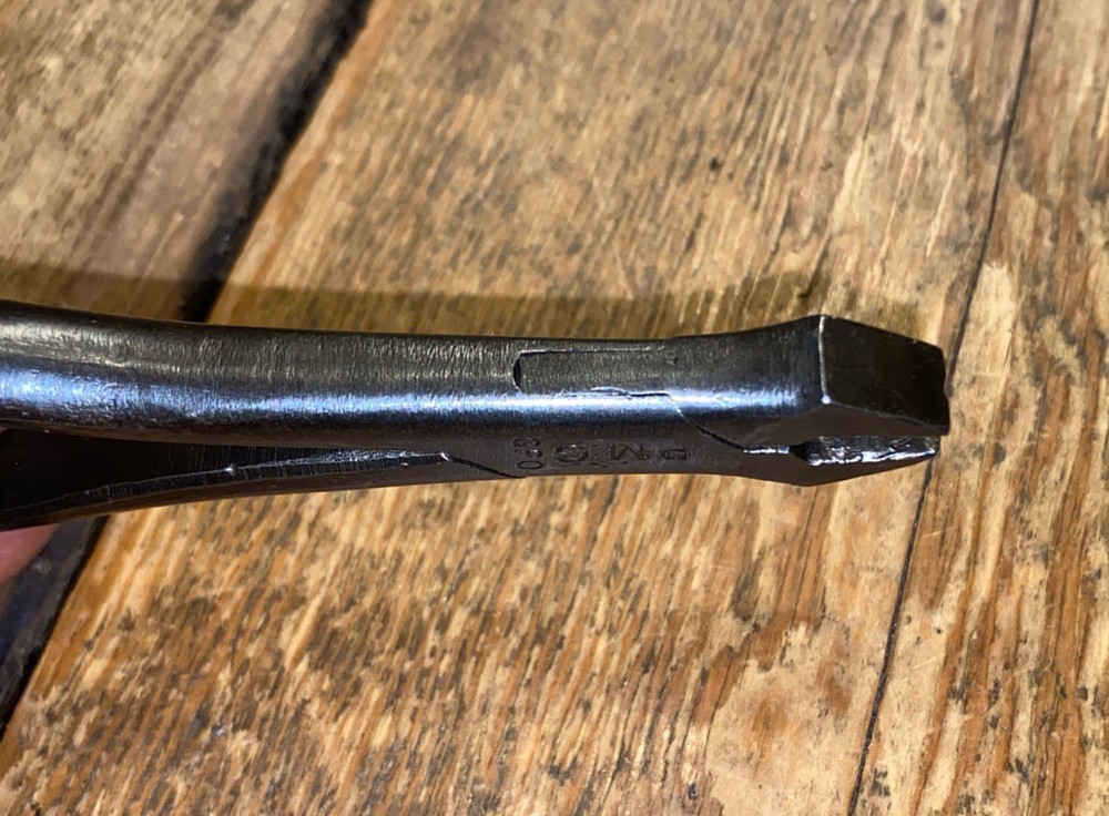 VINTAGE GPO NUT PLIERS WILKINSON POST OFFICE TELECOM ENGINEER DATED 53 OLD TOOLS