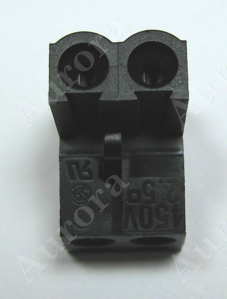 2 Pin / Pole - 5.08mm Black -Pluggable Connector - Terminal Block - Phoenix Plug