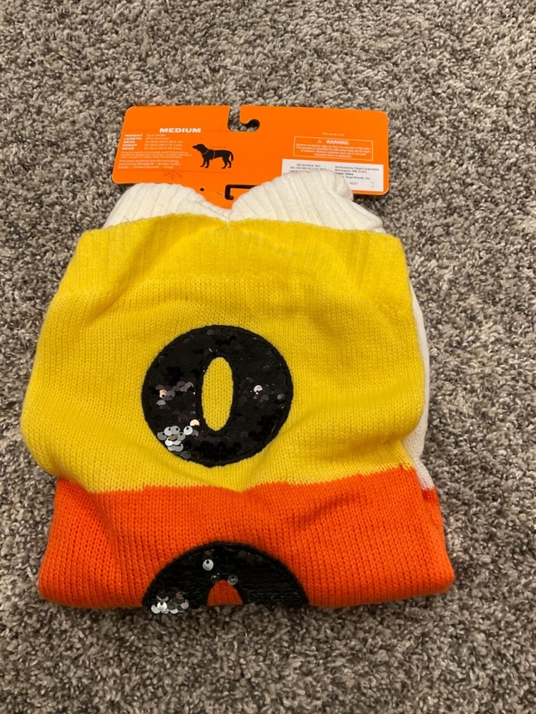 Halloween Boo Dog Sweater - M - Hyde & EEK! Boutique