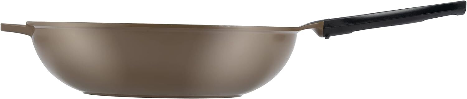 Green Earth Wok by Ozeri Ceramic Non-Stick [3 color options] [12in & 14in sizes]