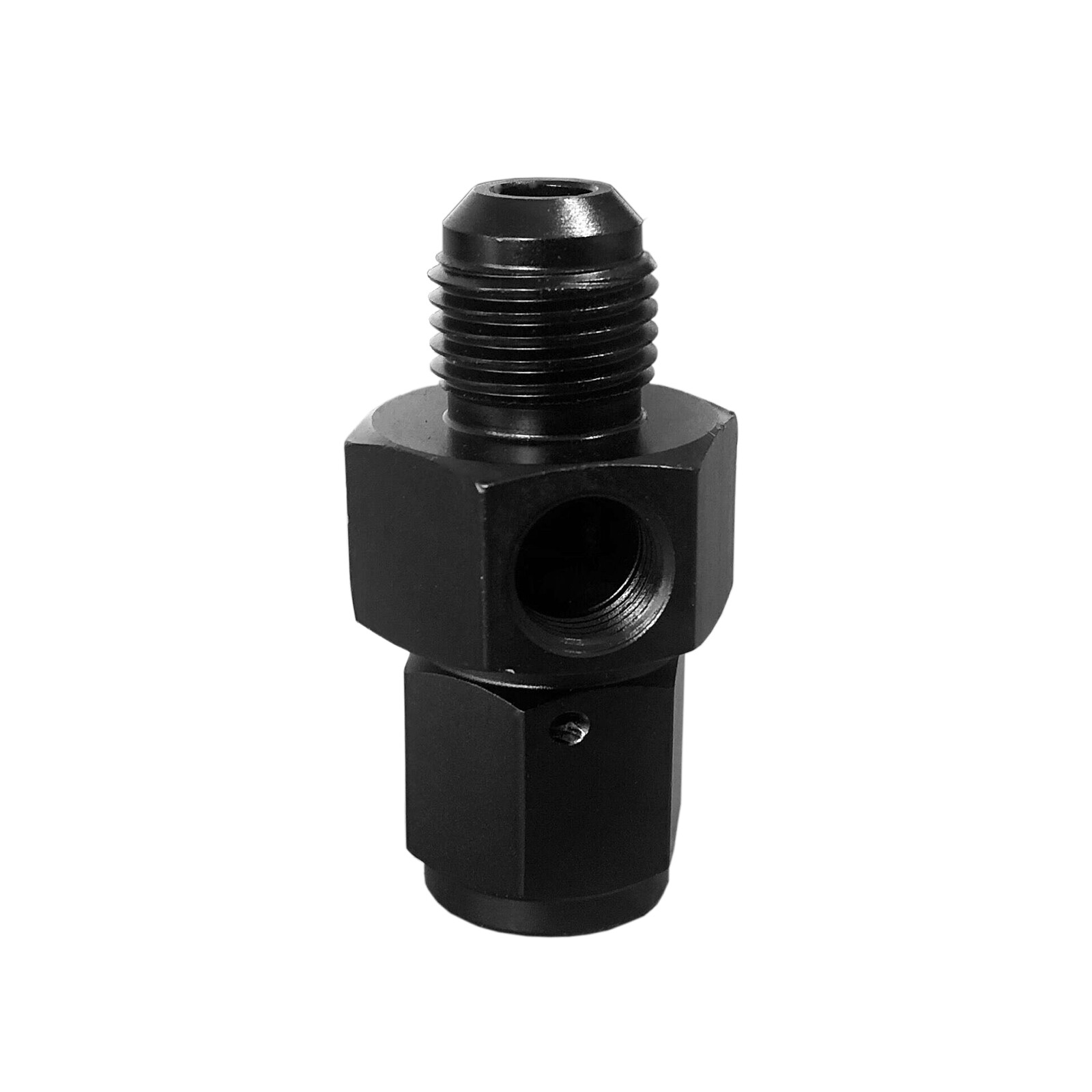 Liquid 0-100psi Fuel Pressure Gauge Regulator Gauge 1/8" NPT W/ 6AN Adapter