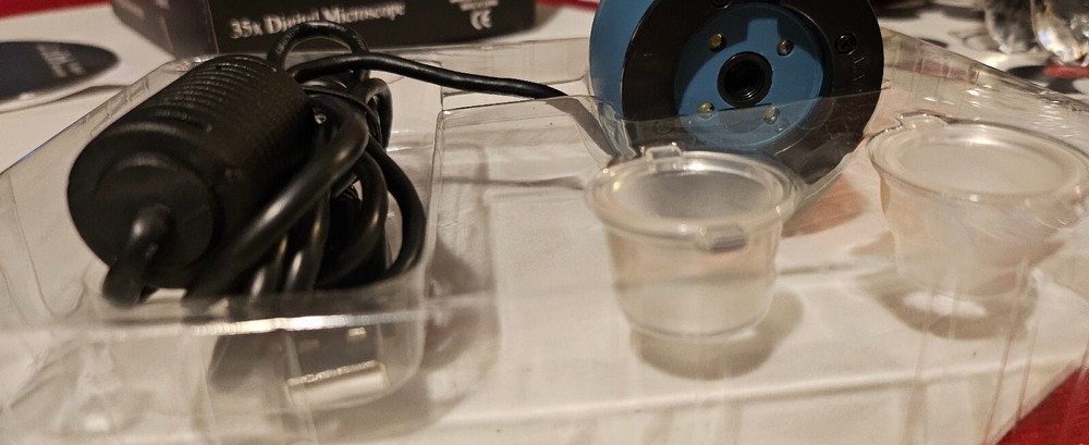 CARSON ZORB 35x Digital Microscope Surf Blue MM-480 MAC-PC With CD -TESTED