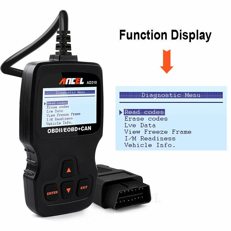 Range Rover Sport OBD2 Car Fault Code Service Reader Reset Scanner AD310 Tool