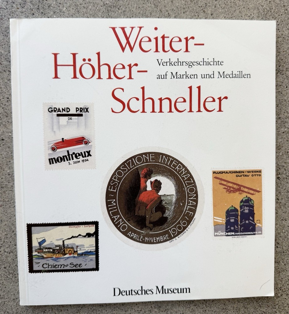 Weiter Hoher Schneller Verkehrs Geschichte Marken Medaillen 1987 Color Illust