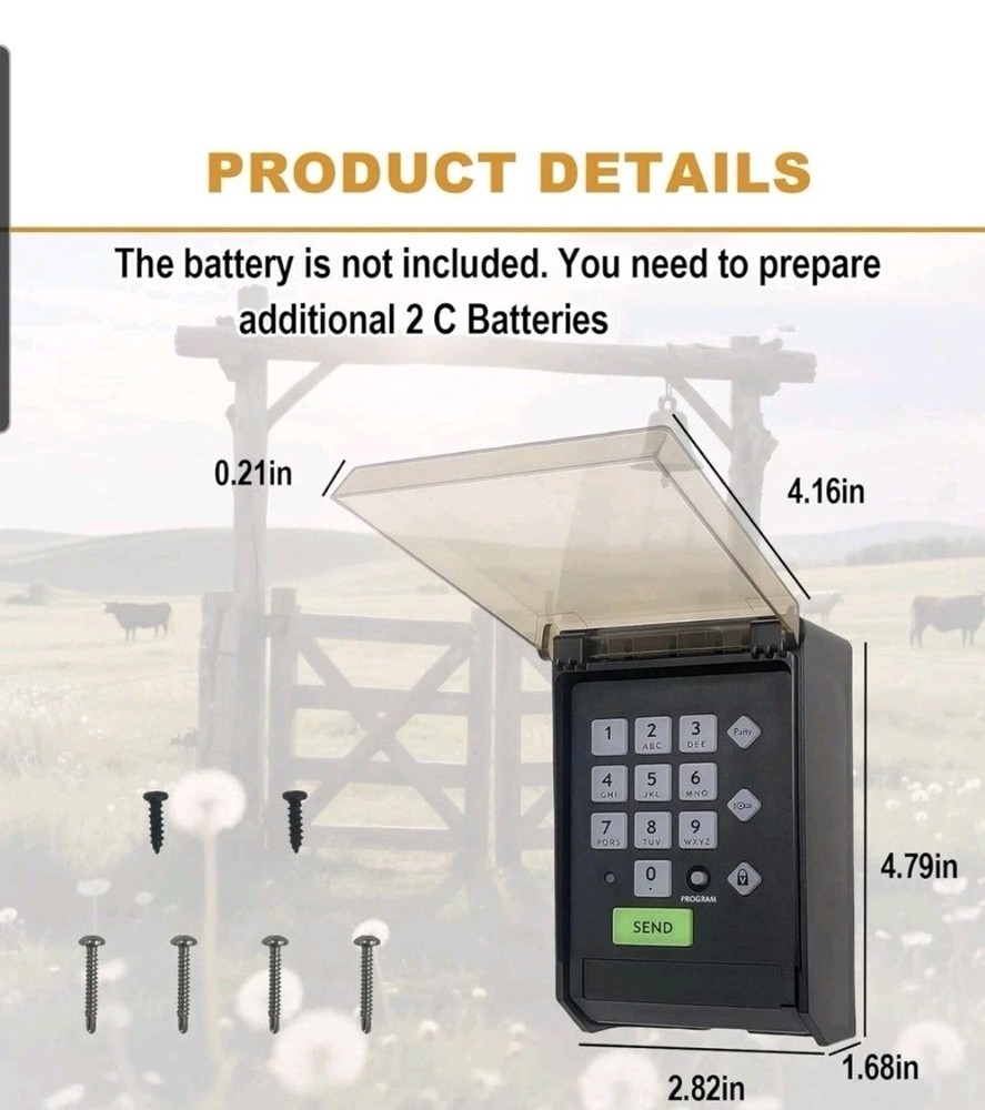 Ghost Controls AXWK Automatic Gate Opener System
