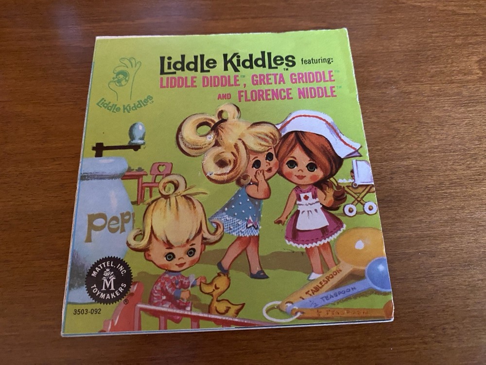 Mattel Liddle Kiddles Greta Griddle Kiddle Doll Set 1960’s