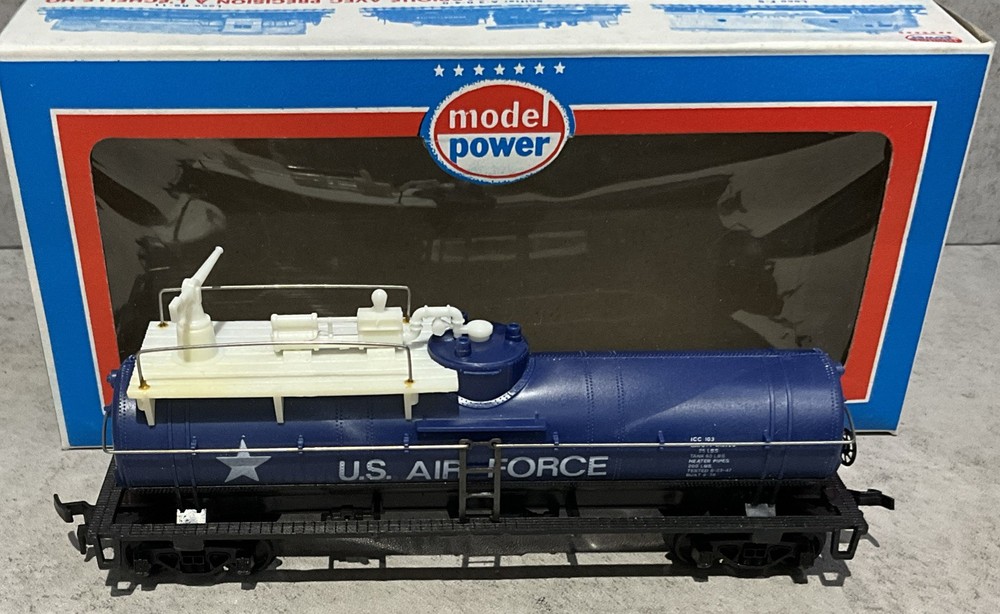 US Air Force Model Power Silver Cloud Train Set HO Scale