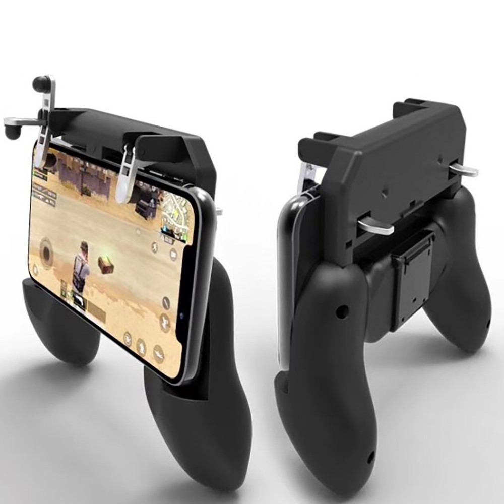 W10 Mobile Game Controller Gamepad Joystick Fire Trigger For PUBG Fortnite A