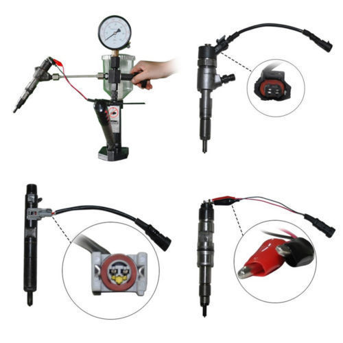 Diesel Injector Nozzle Tester Pop Pressure Dual Scale 600-8000 PSI W/Filter