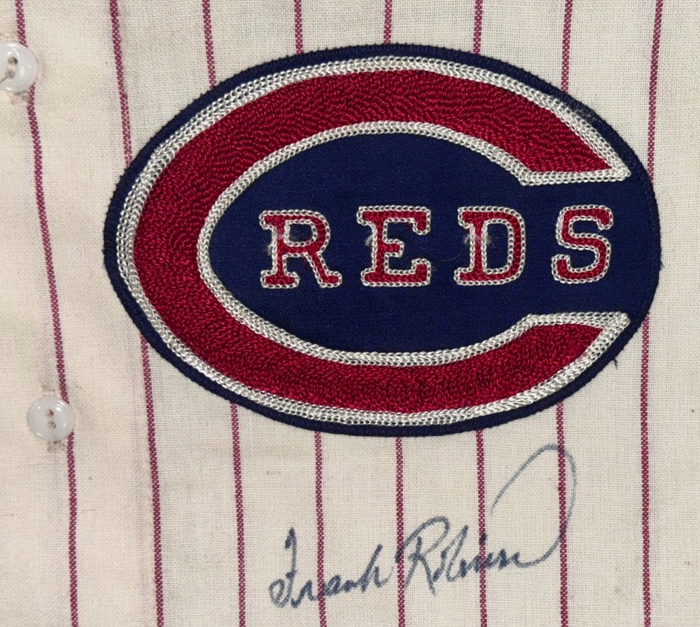 Frank Robinson Signed Mitchell & Ness M&N Authentic Autographed Jersey Auto BAS