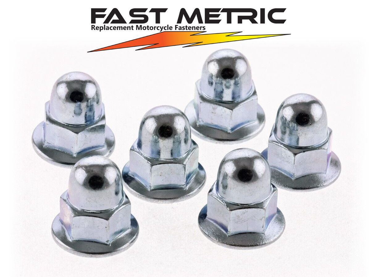 Metric M8-1.25 Cylinder Cap Nuts/Acorn Nuts - ZINC Plated