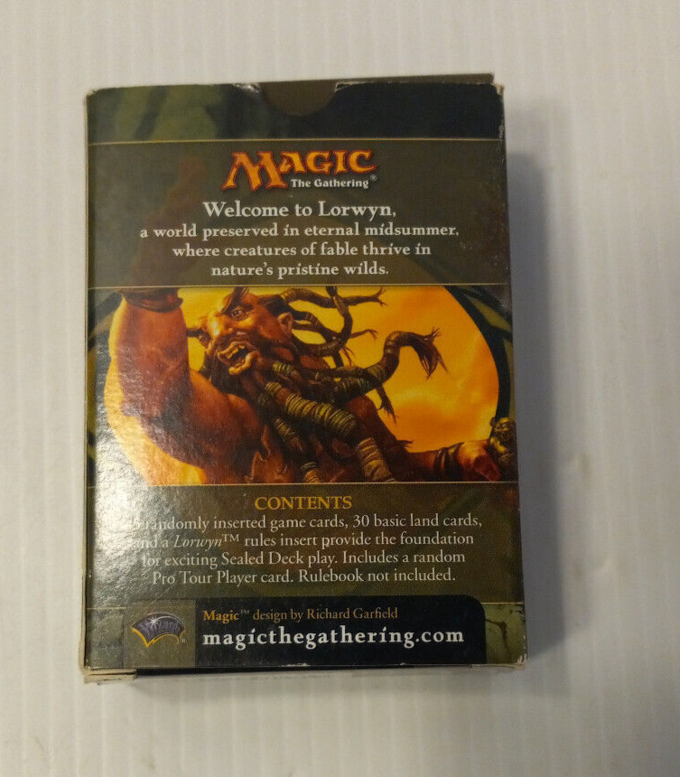 Magic the Gathering Lorwyn Tournament Pack Deck Box Empty 2007 WotC