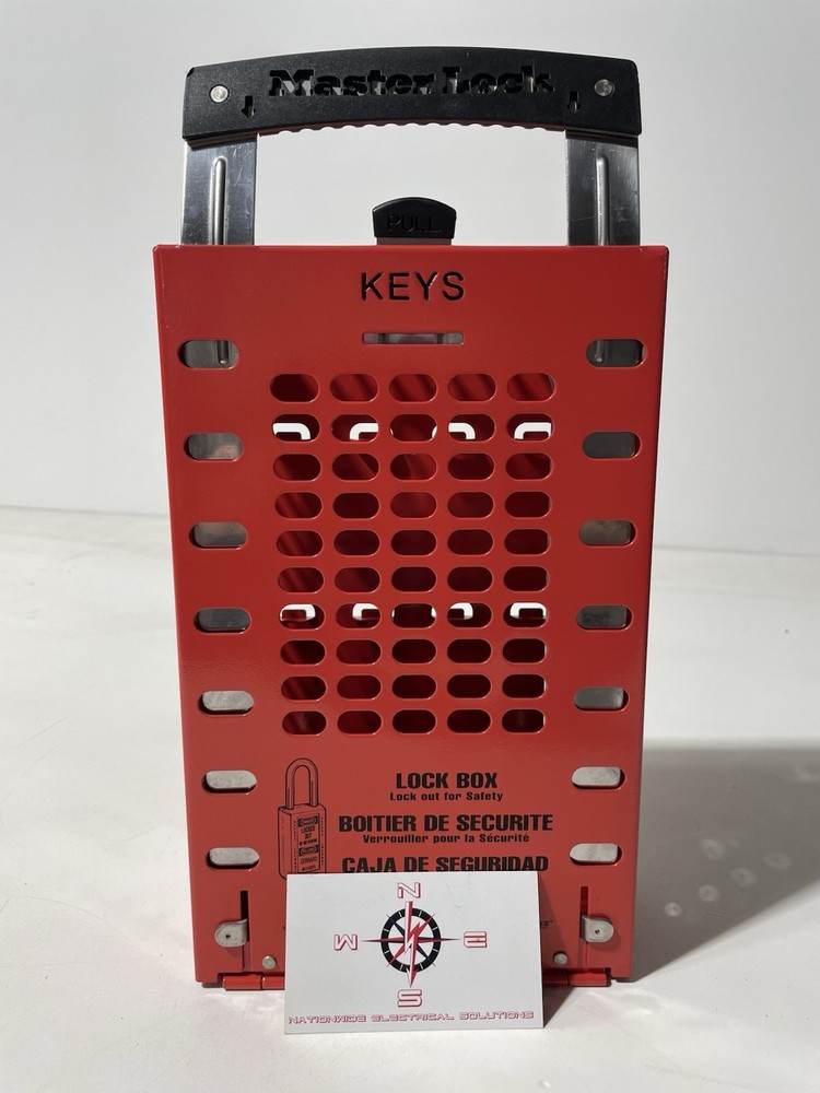 MasterLock 503Red Latch Tight Group Lock Box - Red