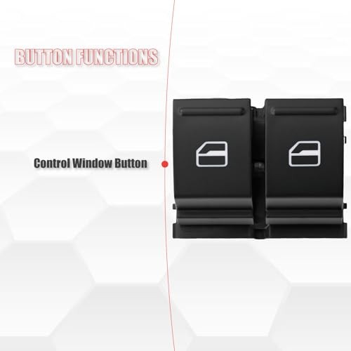 1K3959857A Master Power Window Switch Driver Side Compatible with Eos 2007