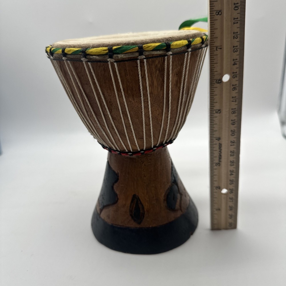 Hand Made West African D'Jembe Drum Primitive