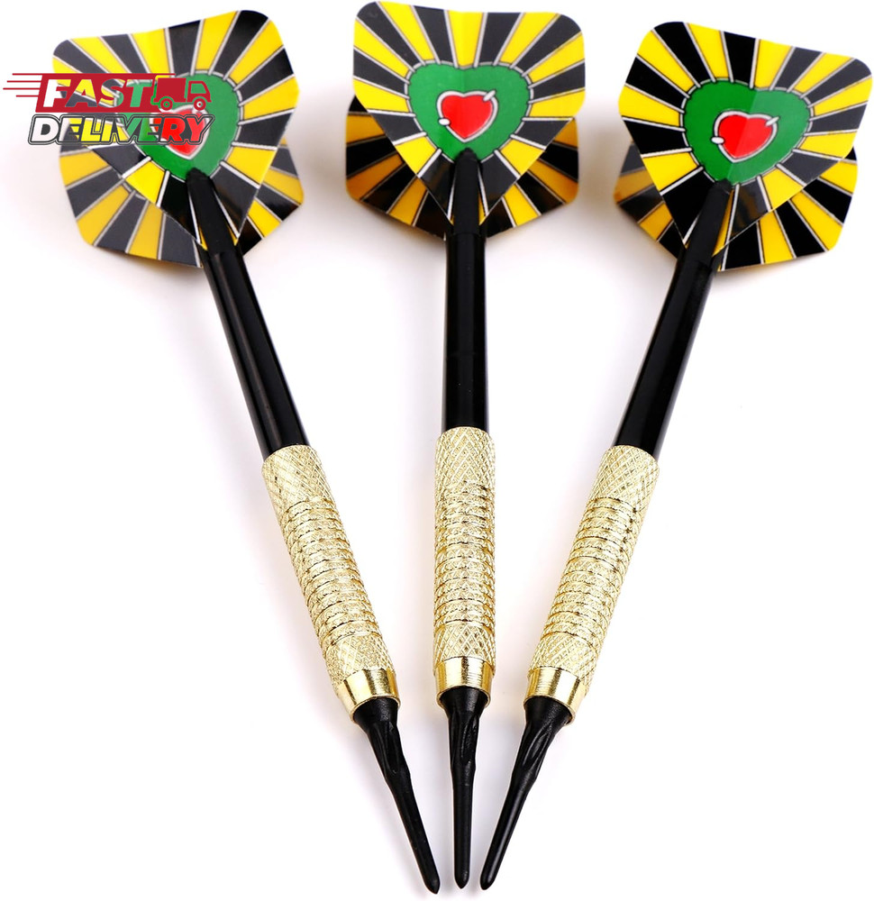 Maxmau Soft Tip Darts for Electronic Dartboard Plastic Point Dart with Standard