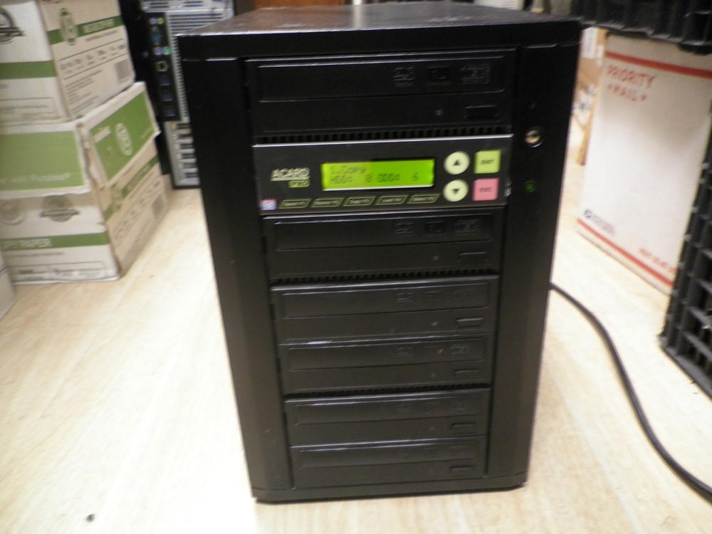 Acard technology pro 1 to 5 disk multi recorder DVD CD Burner duplicator