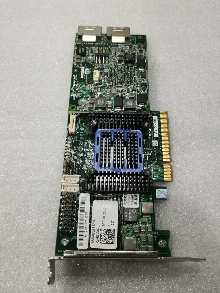 Adaptec ASR-6805 PCIe 2.0 X8 512MB Cache SAS RAID Controller Card 6805