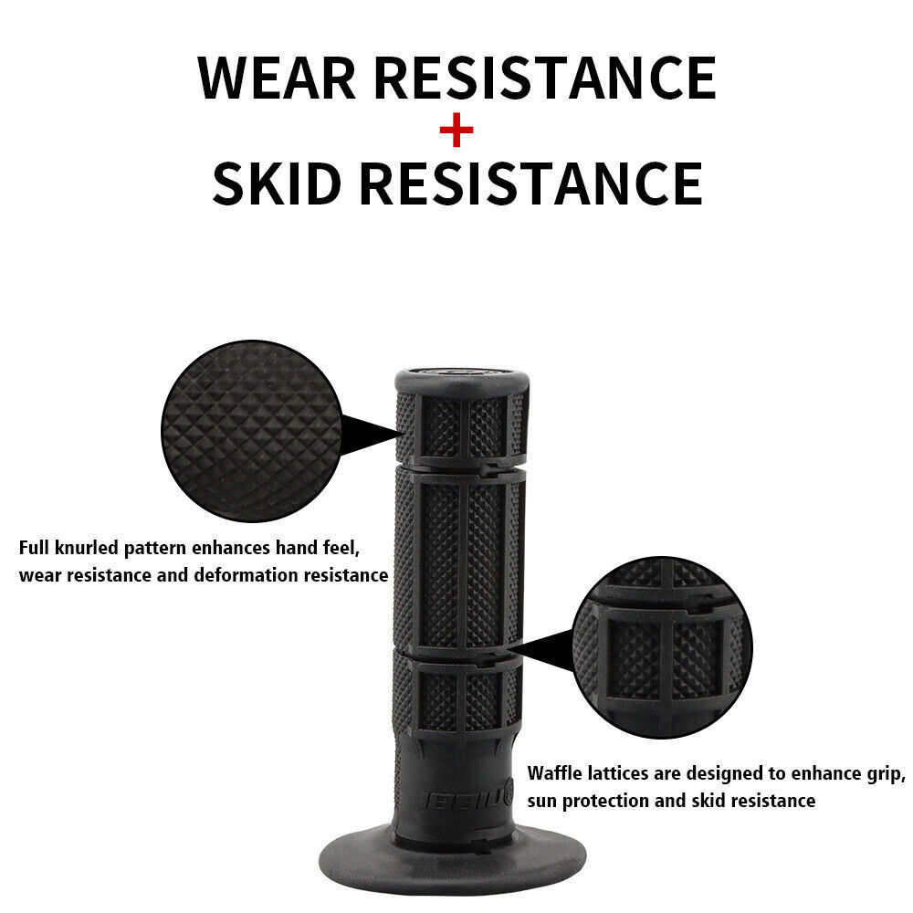 NIBBI 7/8" 22mm Handlebar Hand Grip For Suzuki RM85 RM125 RM250 RMZ450 DRZ400SM