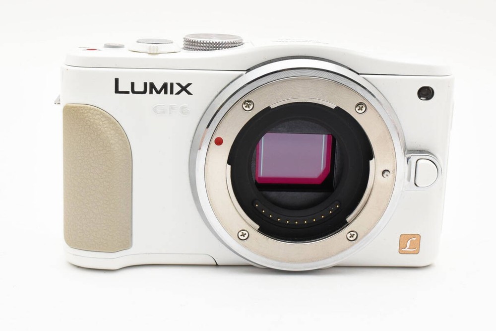 Panasonic Lumix GF6 Mirrorless Camera White Near Mint
