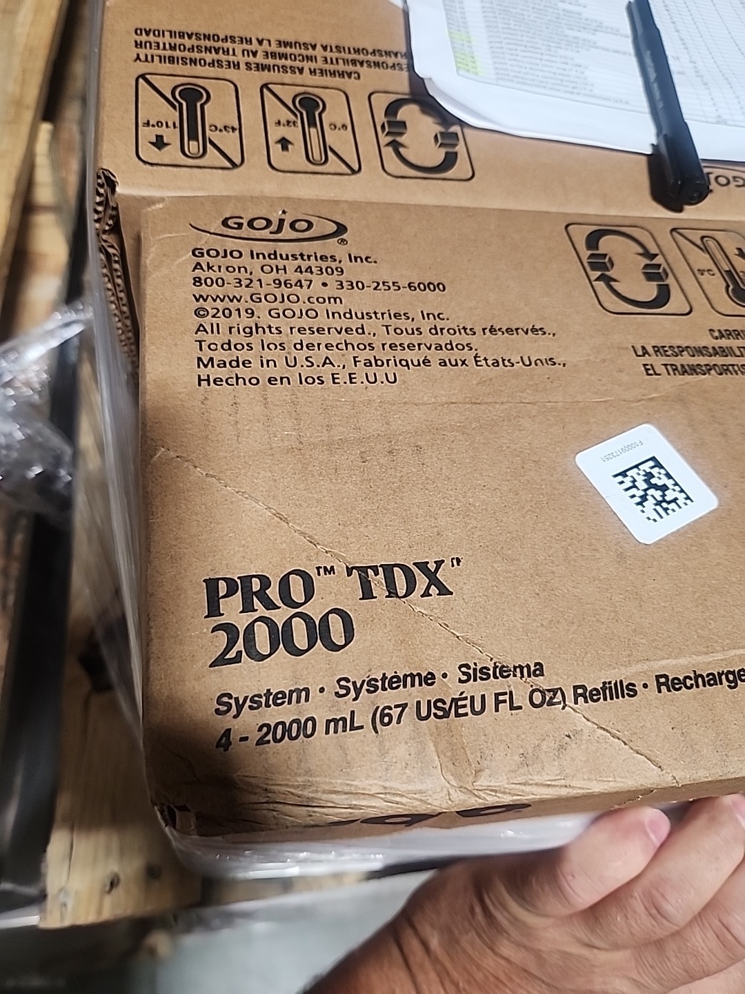 GOJO 7282-04 SUPRO MAX Cherry Hand Cleaner, Cherry , 2000 mL Refill-4 Pack