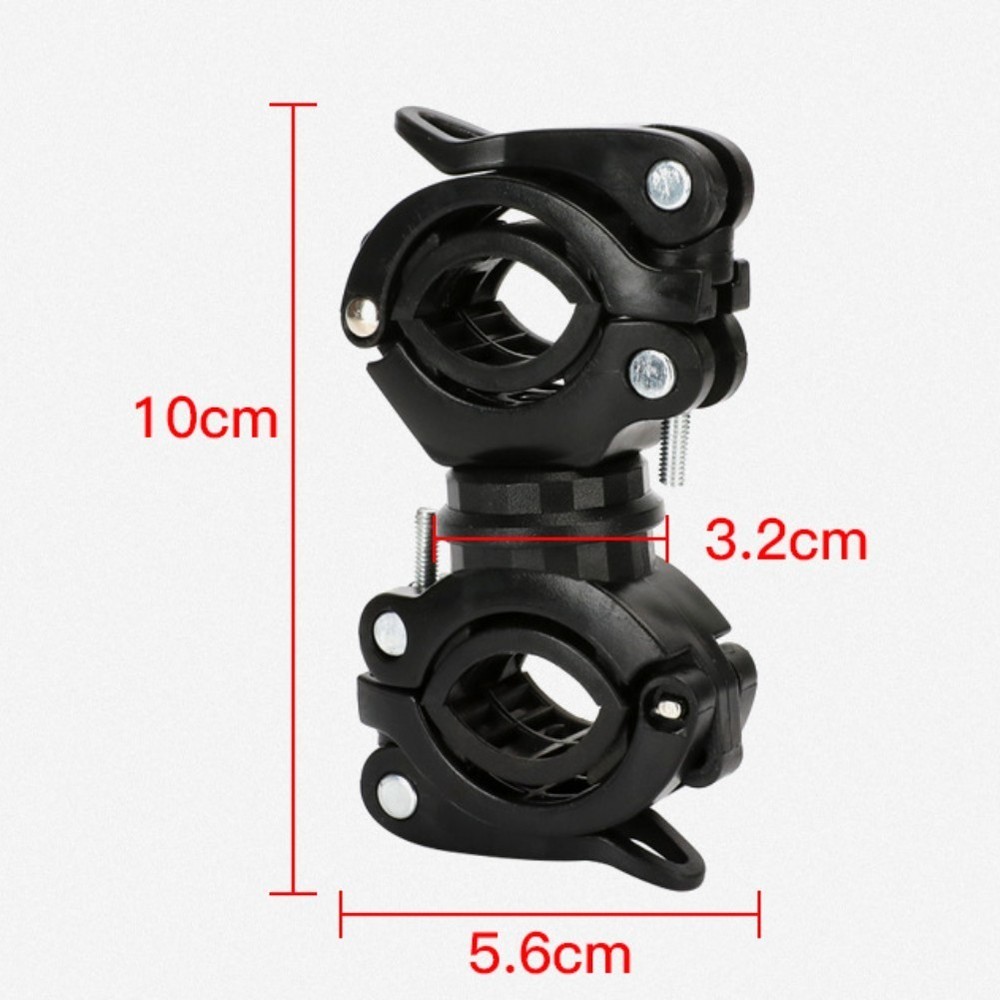 Quick Release Bike Flashlight Holder Adjustable for Flashlights and Pumps