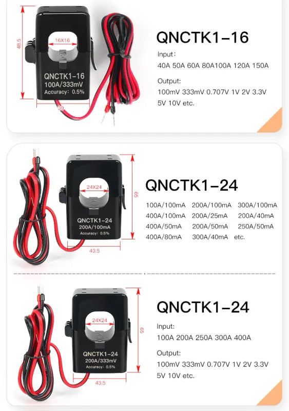 Current Transformer Split Core 3 Phase Clamp CT 2000/5A 2500/5A 3000/5A 4000/5A