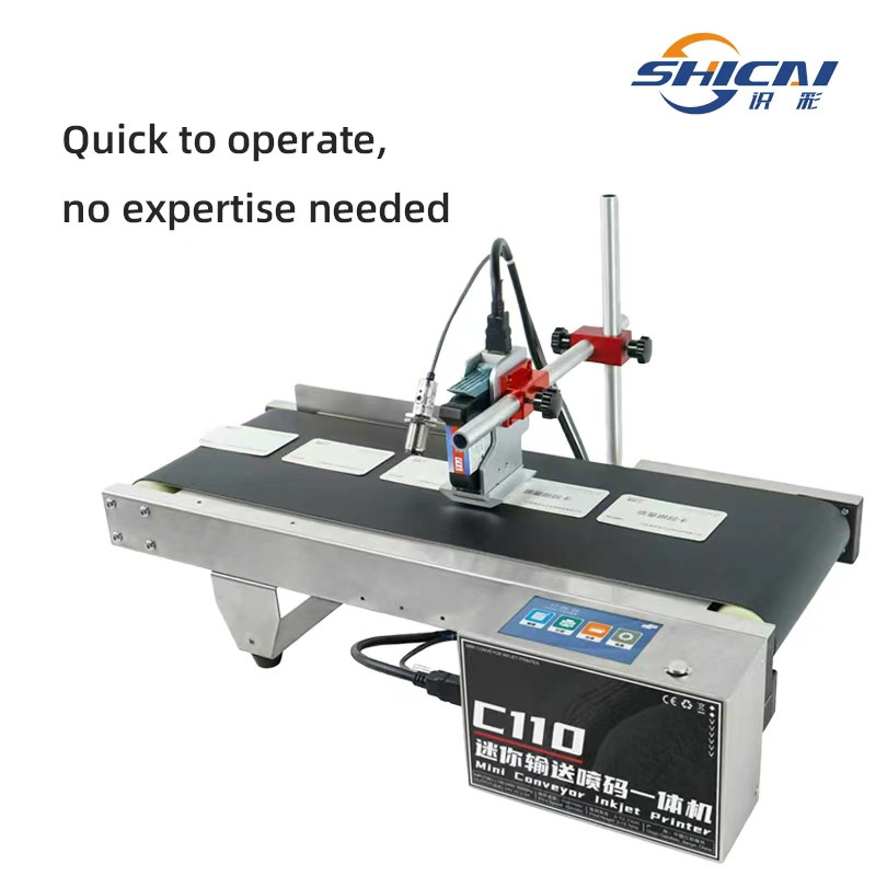 Automatic Online Inkjet Printer Prints Expiration Date, Batch Number, Barcode