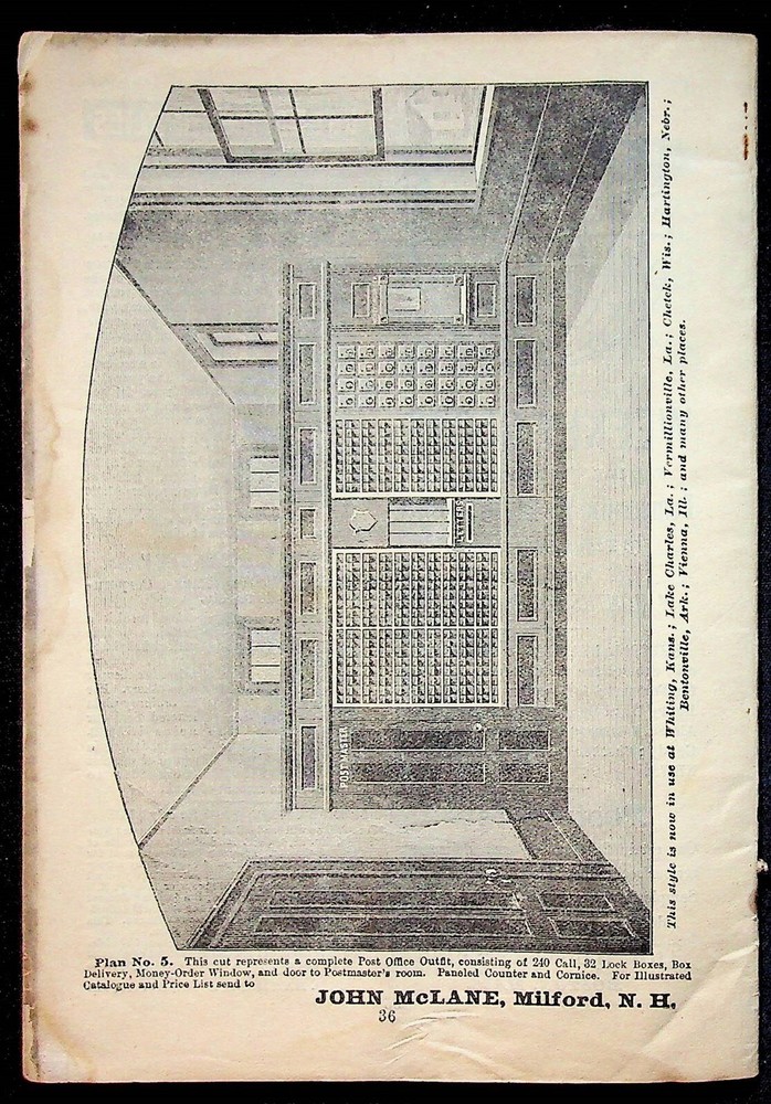 United States Official Postal Guide May 1885 Cool Ads Postmaster General