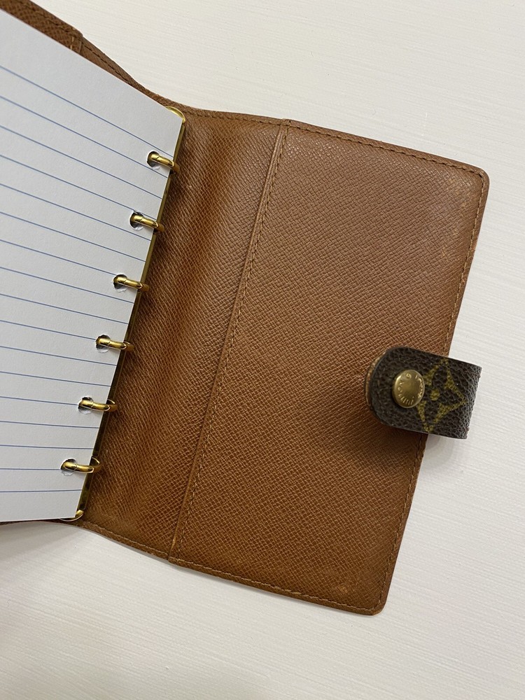 Louis Vuitton Brown Monogram Small Ring Agenda PM