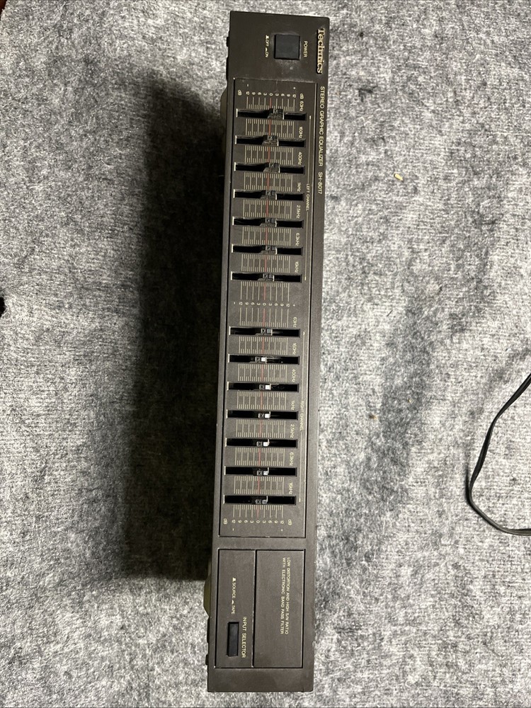 Technics SH-8017 Stereo Graphic Equalizer - CLEANED/TESTED/WORKS GREAT!