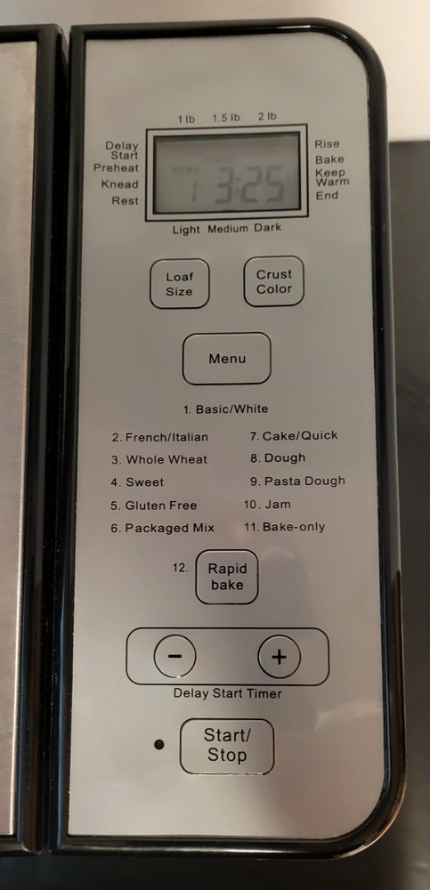 Cuisinart Automatic Programmable Stainless Steel Bread Maker CBK-100
