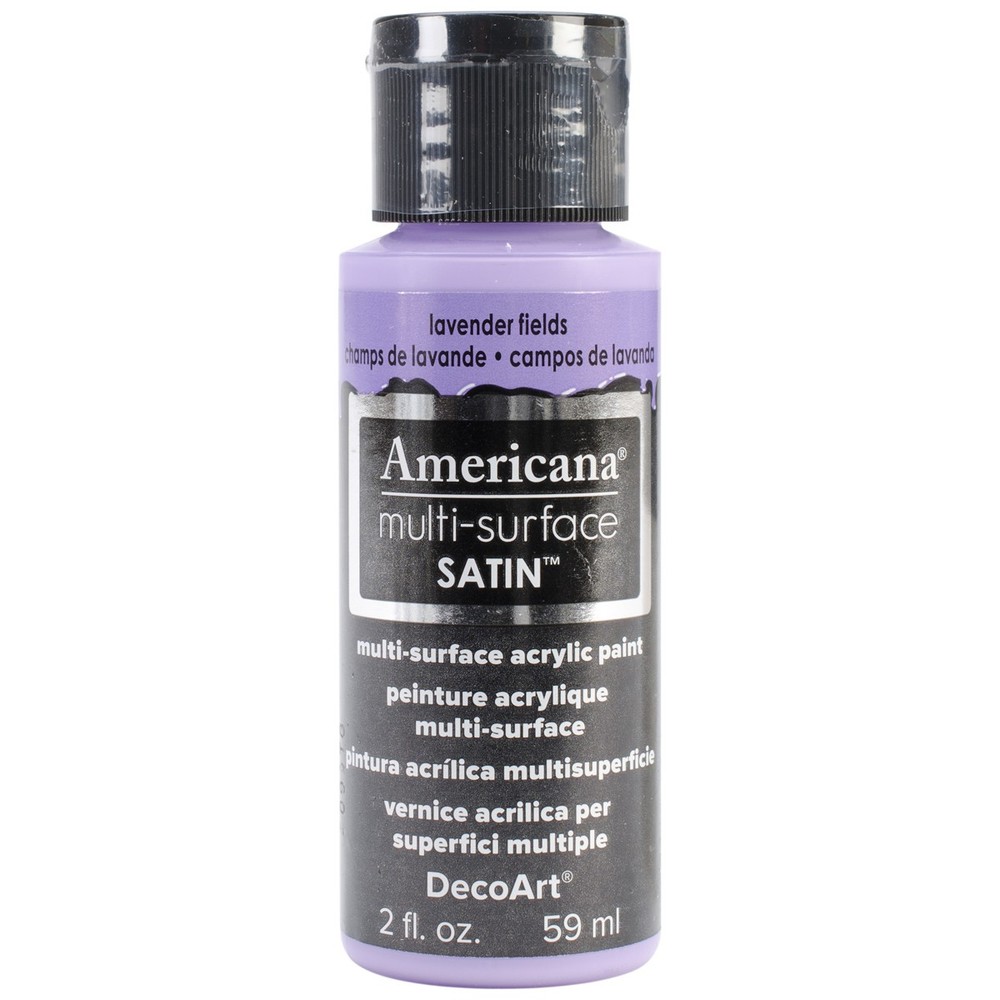 DecoArt Americana Multi-Surface Satin Acrylic Paint 2oz-Lavender Fields