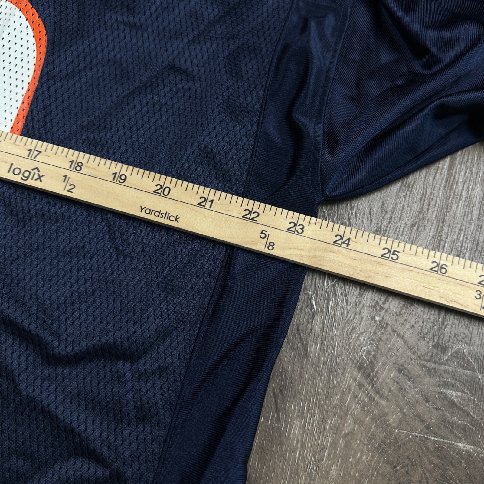 ON FIELD Reebok Chicago Bears Devin Hester 23 NFL Jersey Blue MENS LARGE *RARE*