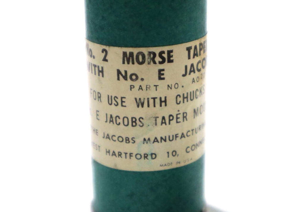 JACOBS 2-MT TO E-JT DRILL CHUCK ARBOR, U.S.A. MADE A739