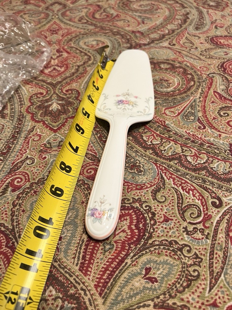 Cake Server Dessert Spatula Christopher Stuart Bone China # Y 1013 Spring Crest