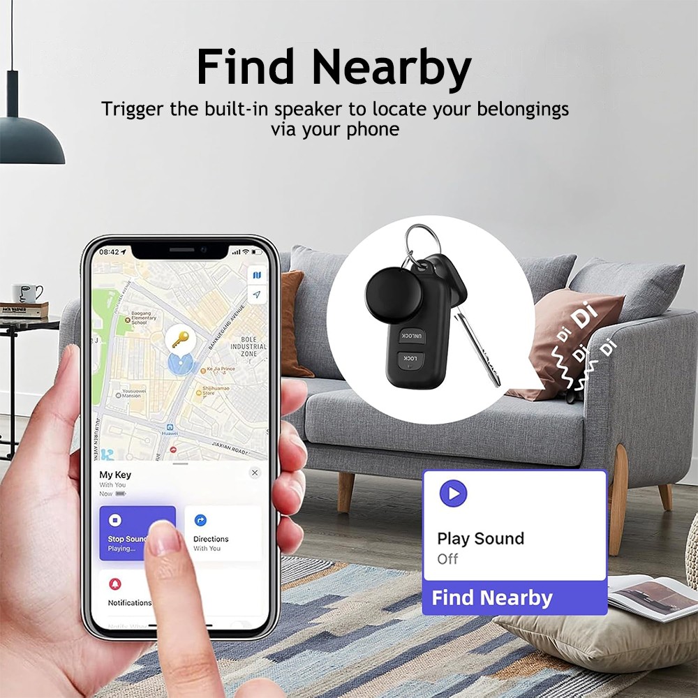 Airtag Dog Cat Collar Holder Case / Bluetooth Mini GPS Location Tracker Device