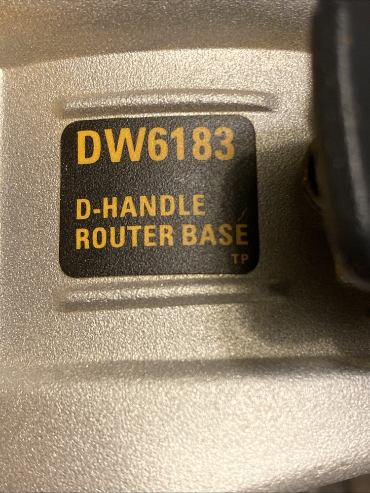 DEWALT DW6183 D-HANDLE BASE FOR DW616/DW618 Router