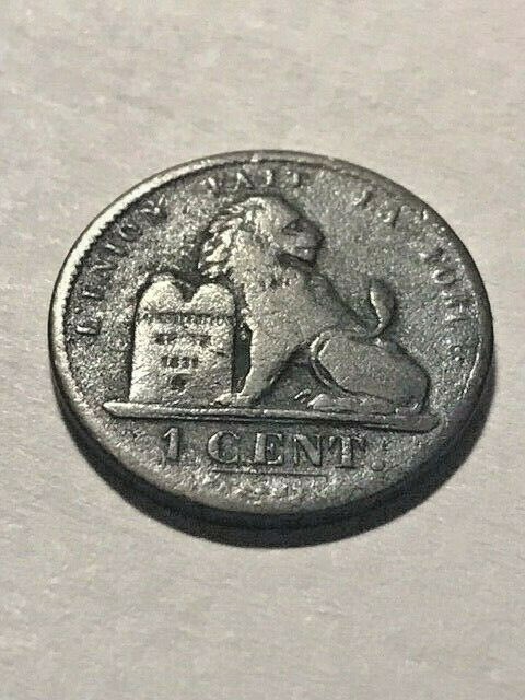 1862 Belgium 1 Centimes VG++ #1693