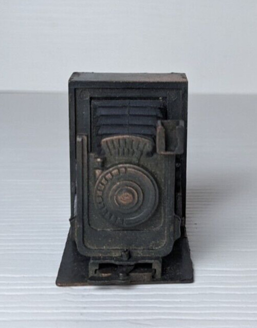 vintage Die Cast Miniature Bellows Camera Pencil Sharpener