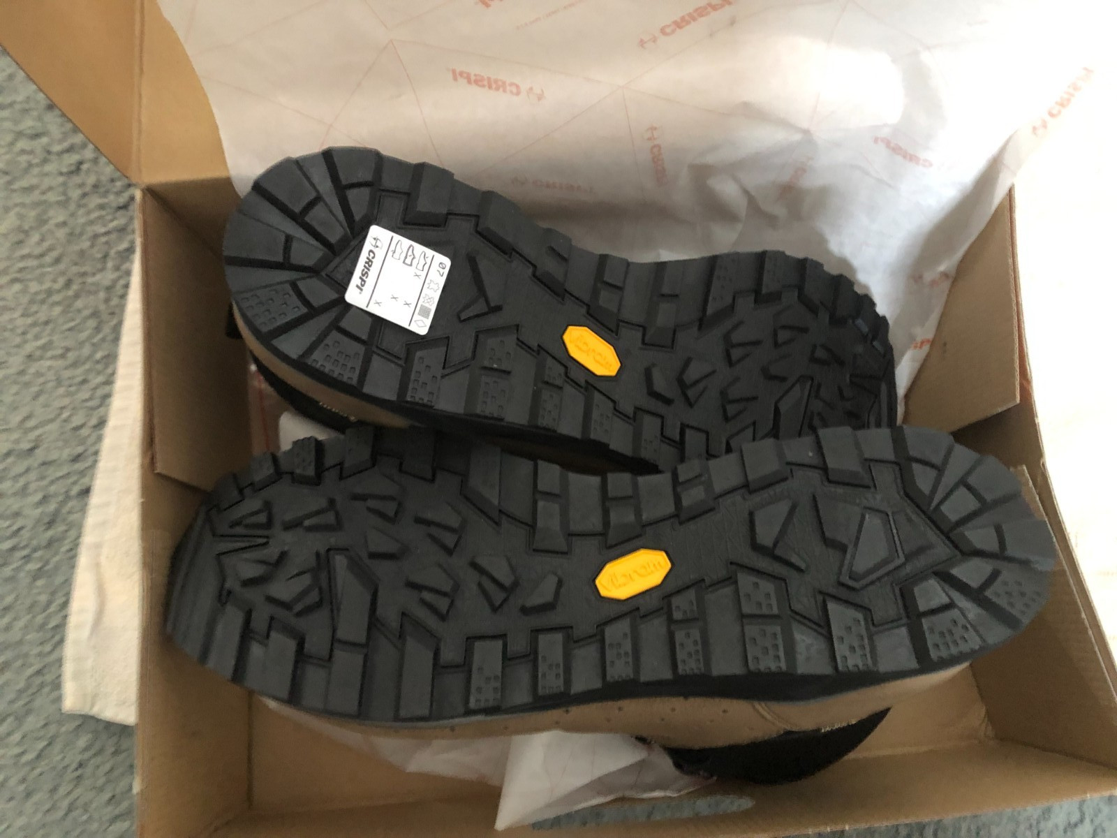 New Crispi Attiva MID GTX Brown Orange Men’s Boots Size 10.5 LW2320 4207