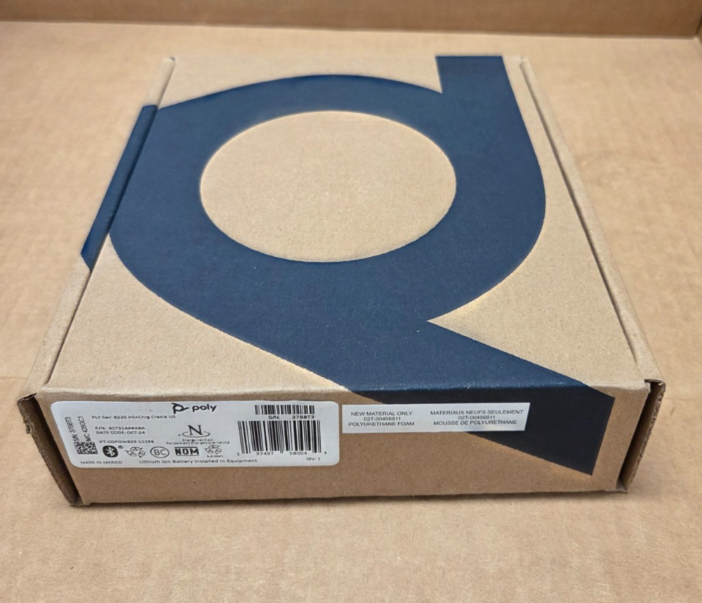 Poly W8220 Headset & Charging Cradle 85T31AA#ABA