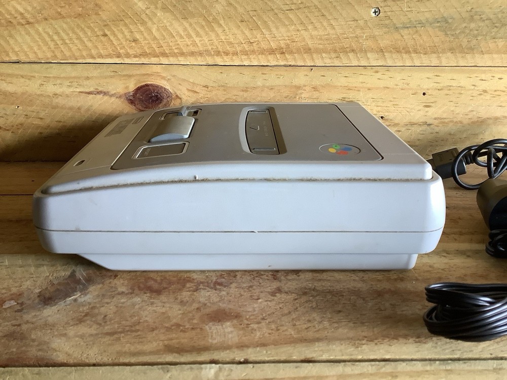 SUPER NINTENDO SNES CONSOLE TESTED & WORKING POWER SUPPLY TV AV CABLE CONTROLLER