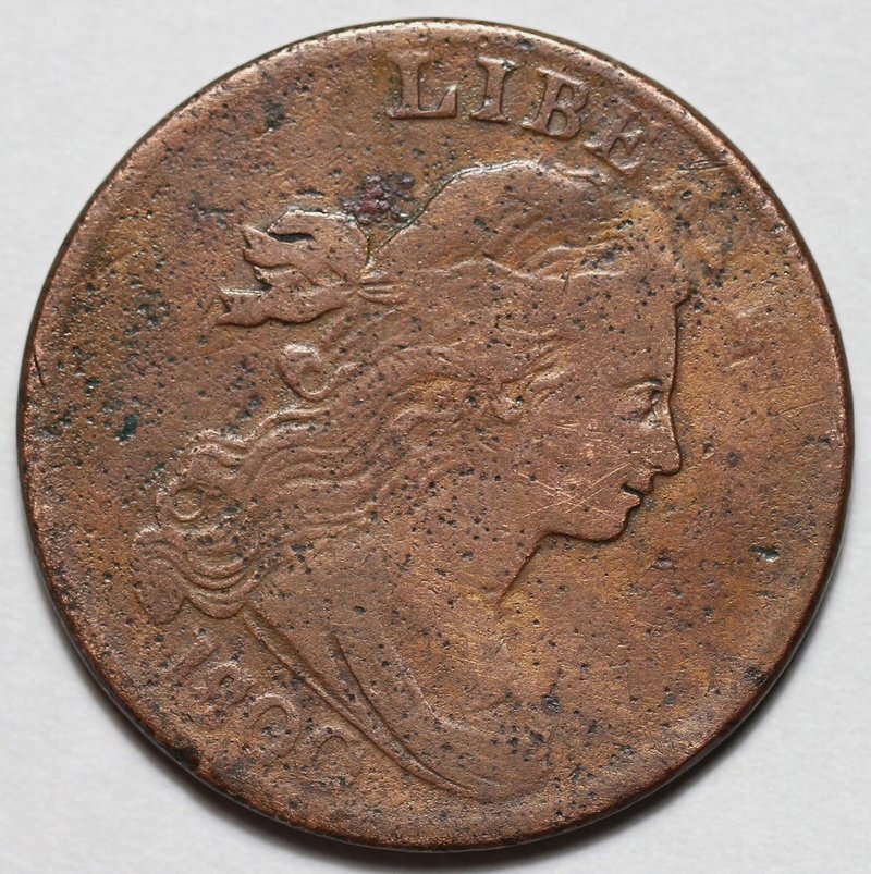 1800/1798 Draped Bust Large Cent - Style 1 - US 1c Copper Coin