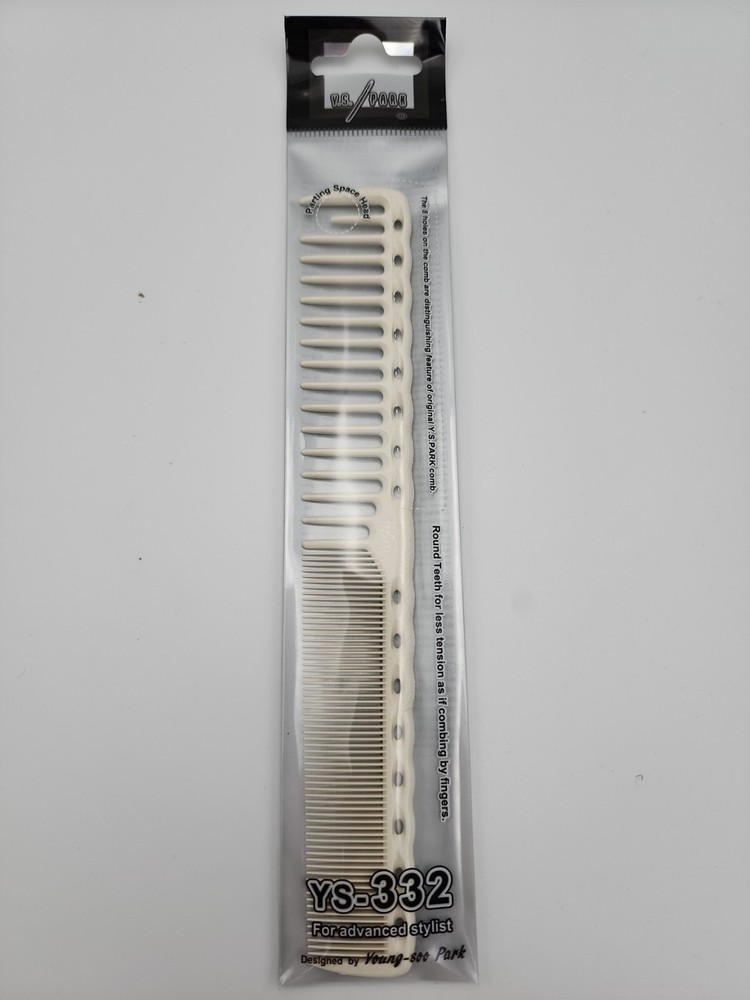 YS Park 332 Quick Cutting Grip Comb - White