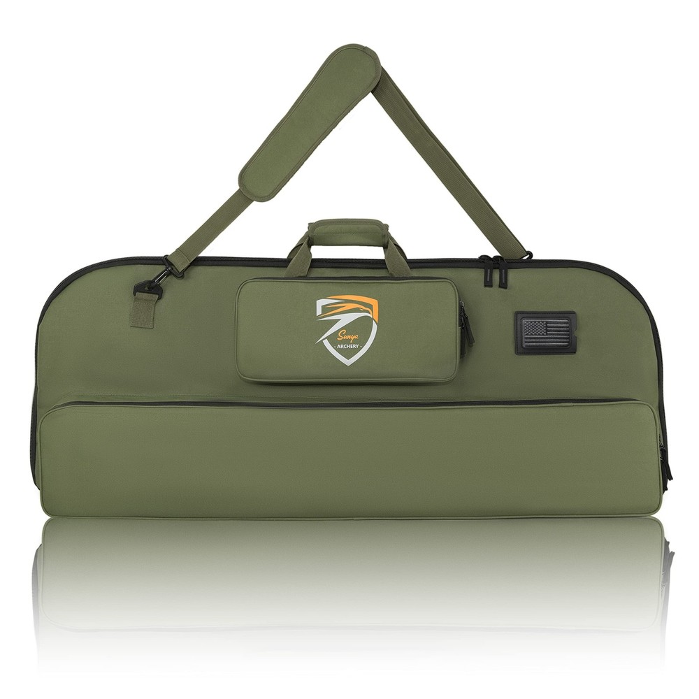Compound Bow Case with Molle System - Neoprene Bow String Protection & Padded...