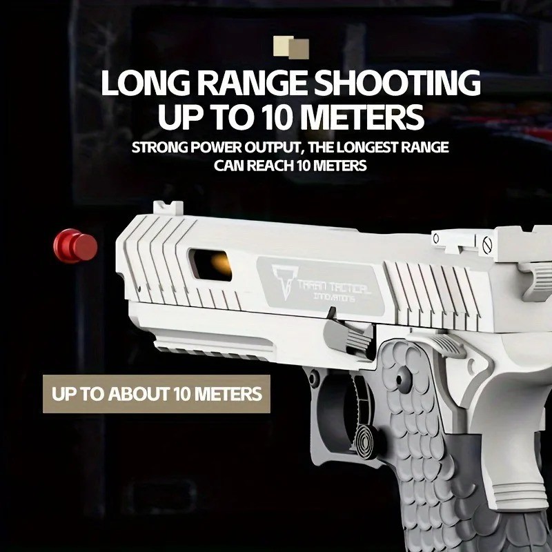 Combat Master Soft Bullet Toy | Shell Ejecting Pistol for Kids Gift