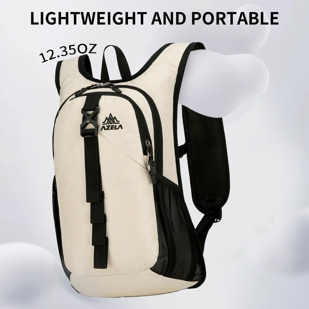 15L Small Hiking Backpack Foldable Packable Travel Backpack with Phone Pocket...