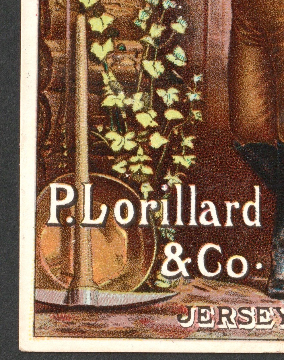 Weaverville California 49er Miner Lorillard Cut Plug Smoking Tobacco Trade Card